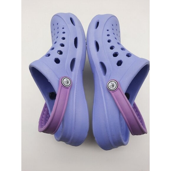 Joybees Kids Active Clog Durable & Comfortable Slip On Purple Size Junior 2 - Picture 5 of 14
